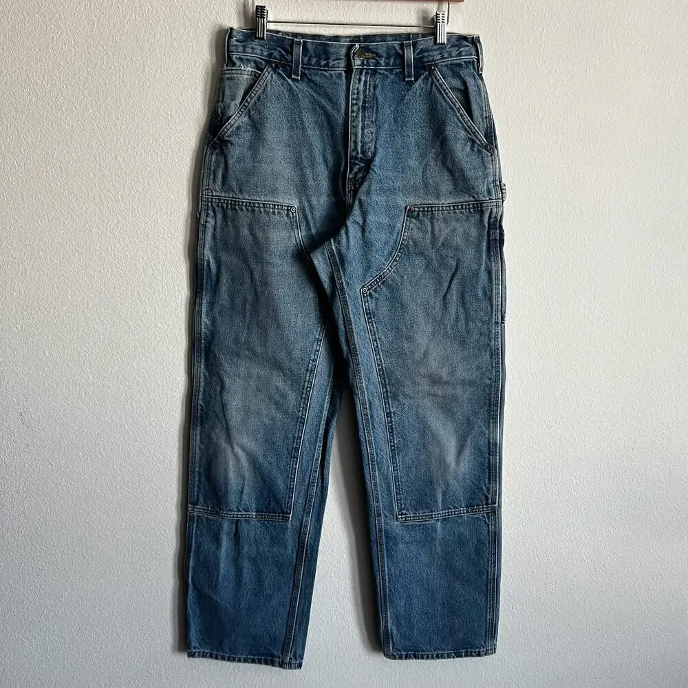 Carhartt B73 DST denim double knee work wear carpenter pants
